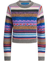 Mother - Alpaca-Wool The Extra Crop Sweater - Lyst