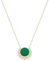 Piaget - Rose, Diamond And Malachite Sunlight Pendant Necklace - Lyst