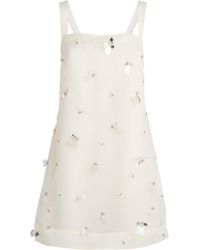 Jonathan Simkhai - Embellished Organza Sumi Mini Dress - Lyst