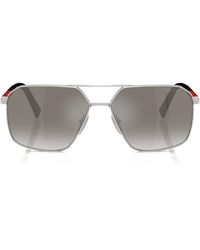 Prada Linea Rossa - Metal A50S Aviator Sunglasses - Lyst