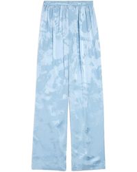 Balenciaga - Silk Crayon Logo Pyjama Trousers - Lyst