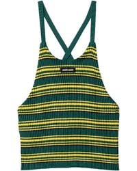 Miu Miu - Cotton Stripe Tank Top - Lyst