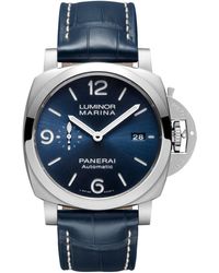 Panerai - Stainless Steel Luminor Marina Watch - Lyst