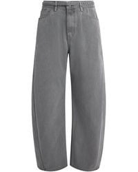 LE17SEPTEMBRE - Garment-Dyed Curved-Leg Jeans - Lyst