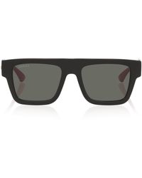 Gucci - Acetate Rectangle Sunglasses - Lyst