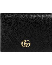 Gucci - Leather Double G Card Wallet - Lyst