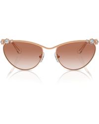 Swarovski - Metal Sk7017 Sunglasses - Lyst