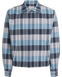 JW Anderson - Cotton Check Bomber Jacket - Lyst