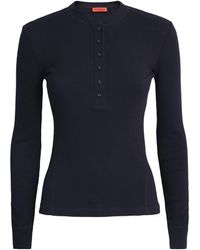 MAX&Co. - Long-Sleeve Henley Top - Lyst