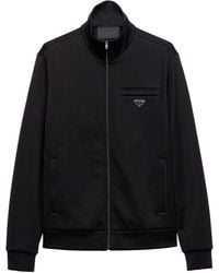 Prada - Cotton-Blend Technical Jacket - Lyst