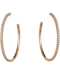 Cartier - Large And Diamond Étincelle De Hoop Earrings - Lyst
