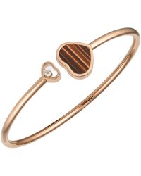 Chopard - And Diamond Happy Hearts Bangle - Lyst