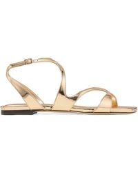 Jimmy Choo - Ayla Leather Sandals - Lyst