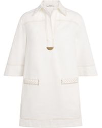 Zimmermann - Roselight Denim Tunic Dress - Lyst