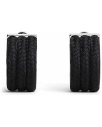 Alaïa - Corded Hoop Earrings - Lyst