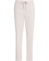 Eleventy - Corduroy Drawstring Straight Trousers - Lyst