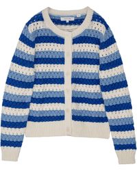 Chinti & Parker - Crochet Striped Cardigan - Lyst
