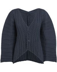Issey Miyake - Unfurling Pleats Cardigan - Lyst