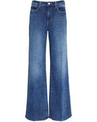 L'Agence - Alicent Wide-leg Jeans - Lyst