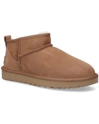 UGG - Classic Ultra Mini Sheepskin Ankle Boots - Lyst