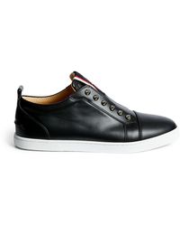 Christian Louboutin - F. A.v Fique A Vontade Leather Sneaker - Lyst