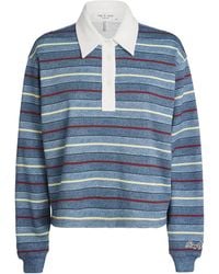 Rag & Bone - Cotton Stripe Miramar Rugby Polo Shirt - Lyst