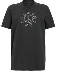 AllSaints - Organic Cotton Pierra T-shirt - Lyst