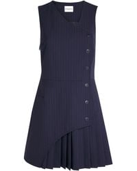 Claudie Pierlot - Wool-Blend Stripe Mini Dress - Lyst