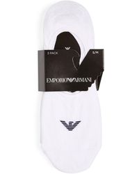 Emporio Armani - Invisible Socks (pack Of 2) - Lyst