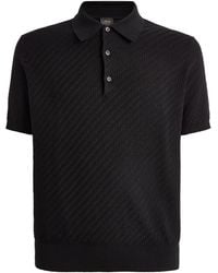 Brioni - Cotton-Silk-Cashmere Polo Shirt - Lyst