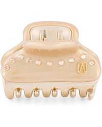Alexandre De Paris - Plated Crystal-Embellished Claw Hair Clip - Lyst