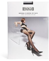 Wolford - Individual 10 Top Control Tights - Lyst
