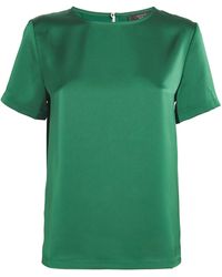 Weekend by Maxmara - Satin T-Shirt - Lyst