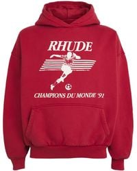 Rhude - Cotton Set Piece Hoodie - Lyst