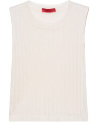 MAX&Co. - Ribbed Sleeveless Top - Lyst
