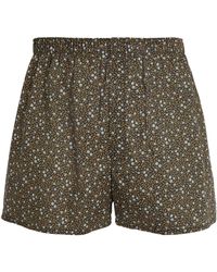 Sunspel - Myrtle Flower Classic Boxer Shorts - Lyst