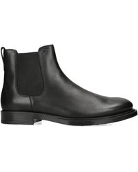 Tod's - Leather Stivaletto Chelsea Boots - Lyst