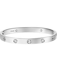 Cartier - Love Classic 4-Diamond Bracelet - Lyst