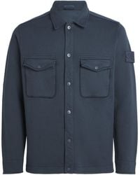 Stone Island - Organic Cotton Ghost Overshirt - Lyst