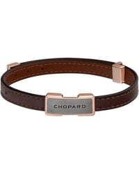 Chopard - Leather Heritage Bracelet - Lyst