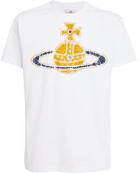 Vivienne Westwood - Orb Logo T-shirt - Lyst