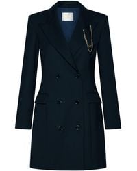 Marella - Neckless-Detail Mini Blazer Dress - Lyst