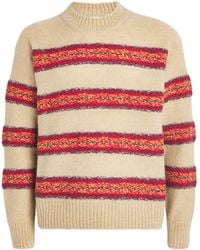 Dries Van Noten - Alpaca-Wool-Blend Stripe Sweater - Lyst