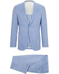 BOSS - Linen-Wool 2-Piece Suit - Lyst