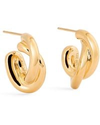 LIE STUDIO - Plated The Diana Hoop Earrings - Lyst