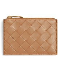 Bottega Veneta - Leather Zipped Card Case - Lyst
