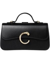 Cartier - Small Leather Panthère De Top-Handle Bag - Lyst