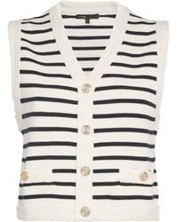 Maje - Striped Knit Vest - Lyst