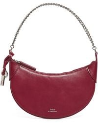 Polo Ralph Lauren - Small Leather Id Shoulder Bag - Lyst