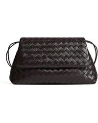 Bottega Veneta - Leather Giorno Shoulder Bag - Lyst